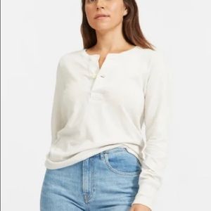 Everlane Henley long sleeve tee tshirt